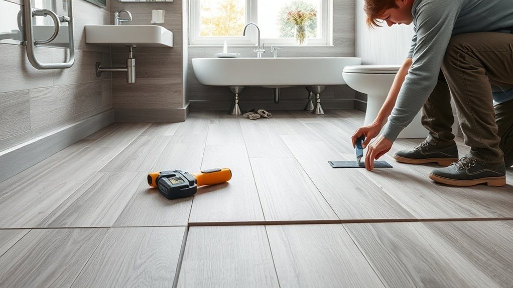 Bathroom Flooring Installation in Fulham
