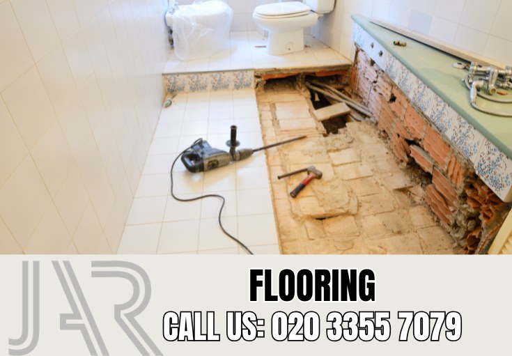 Bathroom Flooring Installation by Fulham Bathroom Fitters